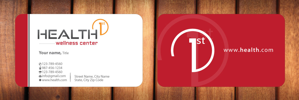 Business Card Design by Sbss for HealthFirst Wellness Center | Design #1141821