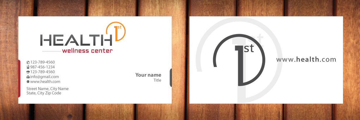 Design de Carte de Visite par Sbss pour HealthFirst Wellness Center | Design #1141822