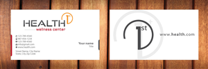 Business Card Design by Sbss for HealthFirst Wellness Center | Design: #1141822