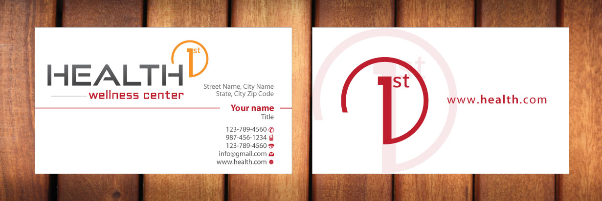 Design de Carte de Visite par Sbss pour HealthFirst Wellness Center | Design #1141825