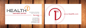 Business Card Design by Sbss for HealthFirst Wellness Center | Design: #1141825