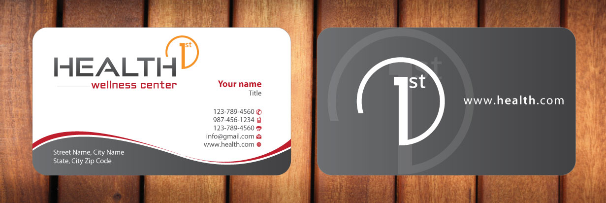 Design de Carte de Visite par Sbss pour HealthFirst Wellness Center | Design #1141835