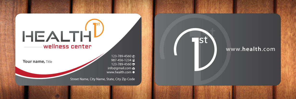 Business Card Design by Sbss for HealthFirst Wellness Center | Design #1141840