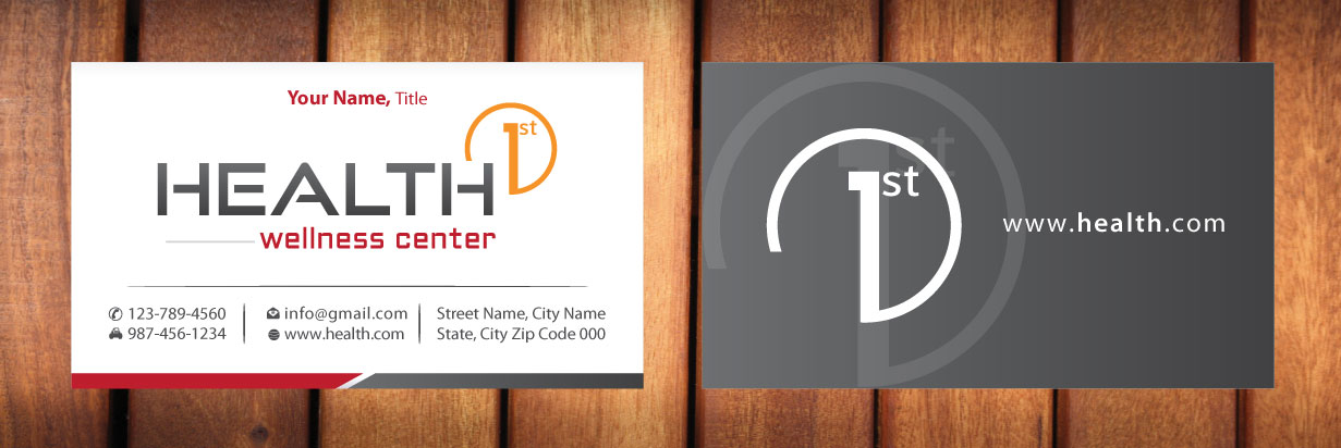 Business Card Design by Sbss for HealthFirst Wellness Center | Design #1141848