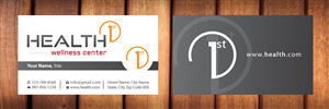 Business Card Design by Sbss for HealthFirst Wellness Center | Design: #1141851