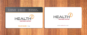 Business Card Design by Sbss for HealthFirst Wellness Center | Design: #1141865
