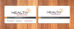 Business Card Design by Sbss for HealthFirst Wellness Center | Design: #1141881