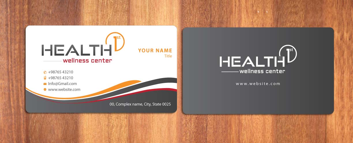 Business Card Design by Sbss for HealthFirst Wellness Center | Design #1141882