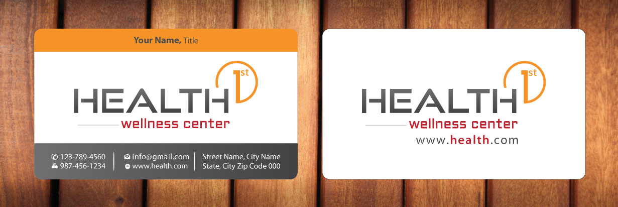 Business Card Design by Sbss for HealthFirst Wellness Center | Design #1142119