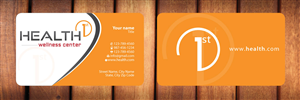 Business Card Design by Sbss for HealthFirst Wellness Center | Design: #1142122