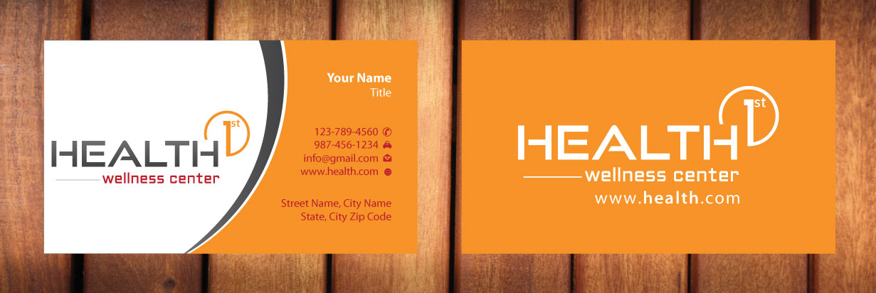 Business Card Design by Sbss for HealthFirst Wellness Center | Design #1142127