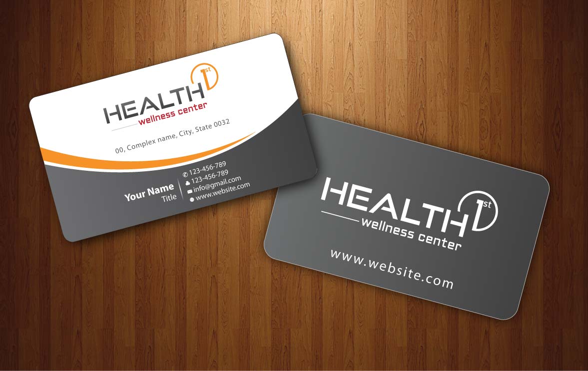 Business Card Design by Sbss for HealthFirst Wellness Center | Design #1142129