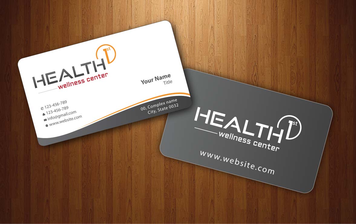 Business Card Design by Sbss for HealthFirst Wellness Center | Design #1142131