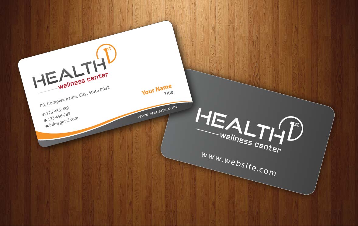 Business Card Design by Sbss for HealthFirst Wellness Center | Design #1142132