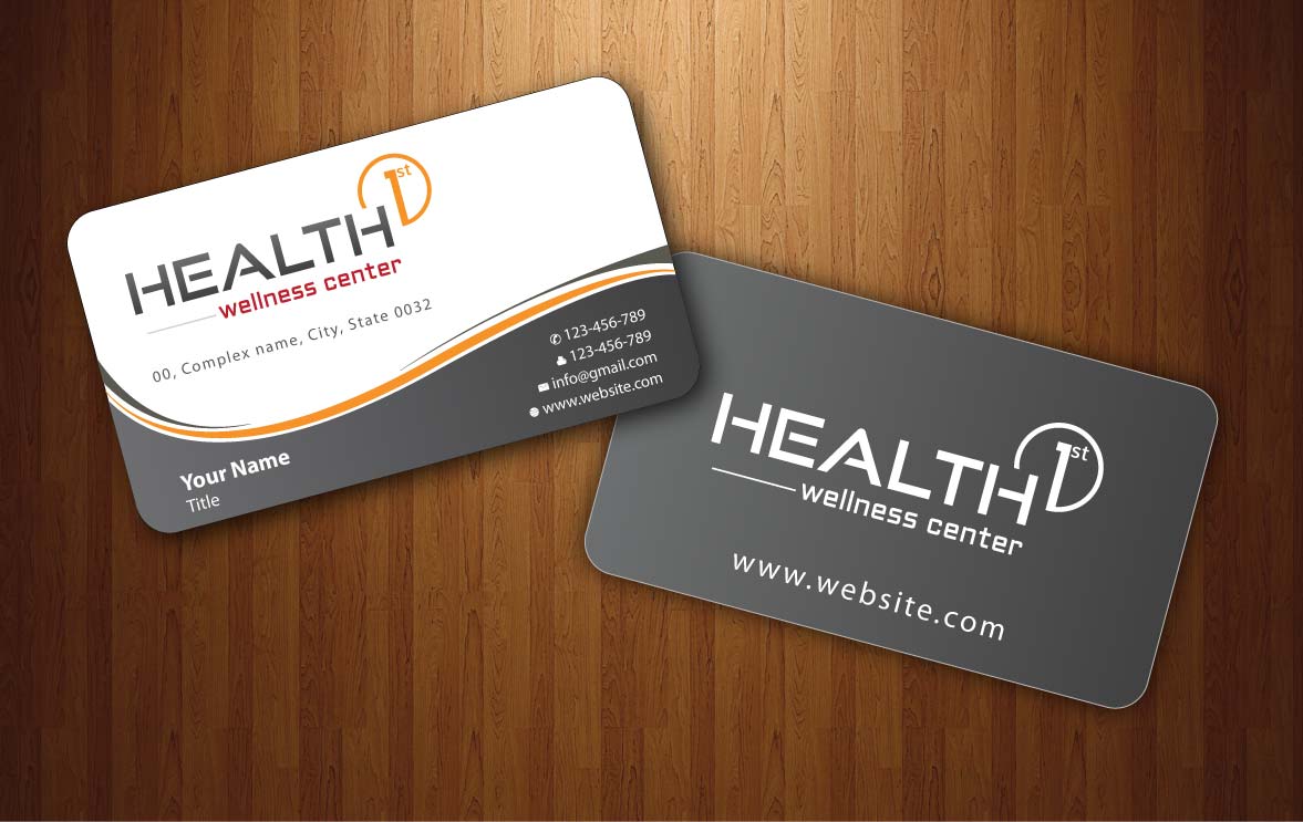 Business Card Design by Sbss for HealthFirst Wellness Center | Design #1142135