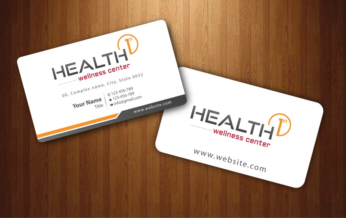 Business Card Design by Sbss for HealthFirst Wellness Center | Design #1142139