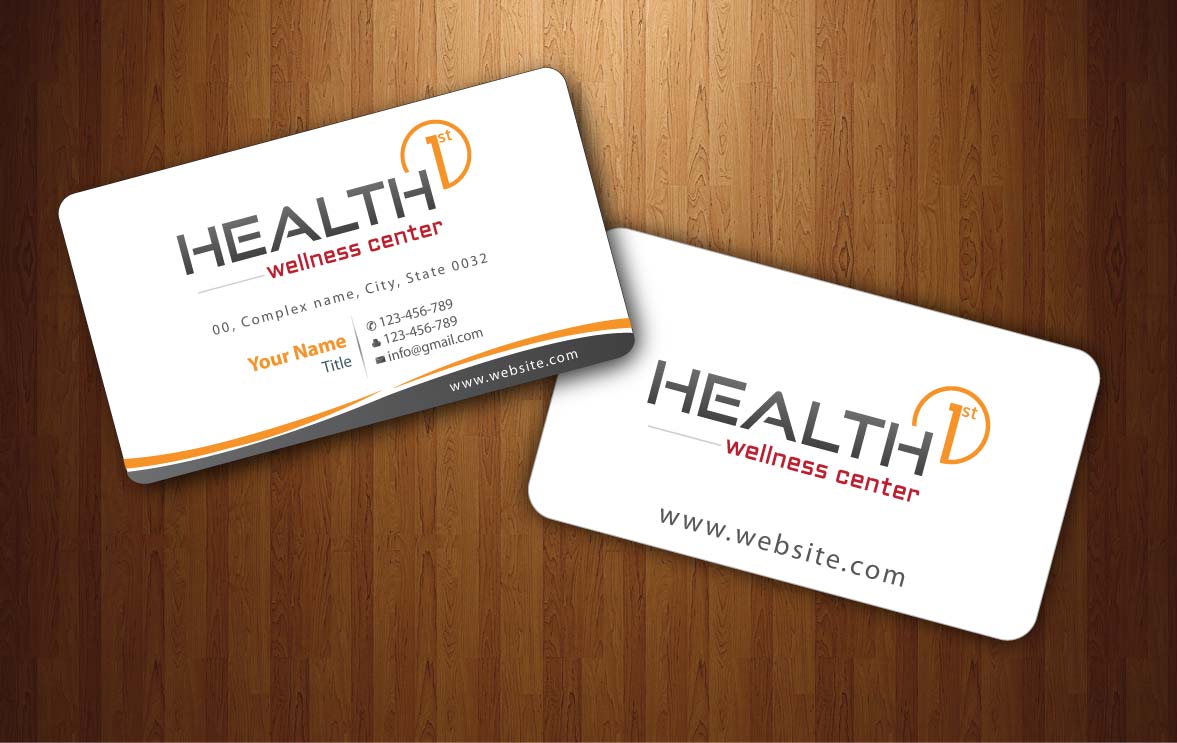 Business Card Design by Sbss for HealthFirst Wellness Center | Design #1142141