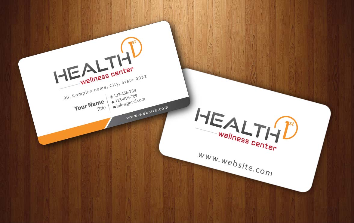 Business Card Design by Sbss for HealthFirst Wellness Center | Design #1142142