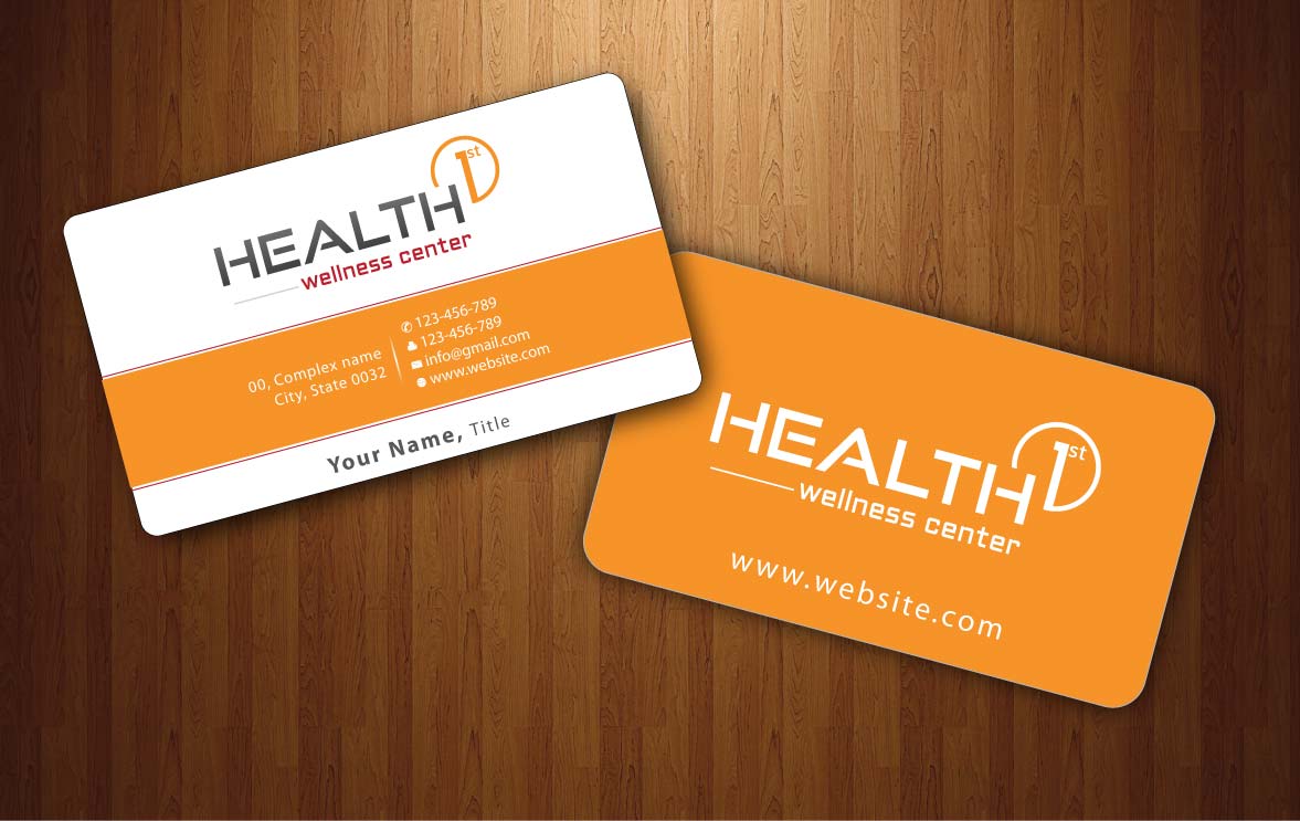 Business Card Design by Sbss for HealthFirst Wellness Center | Design #1142144