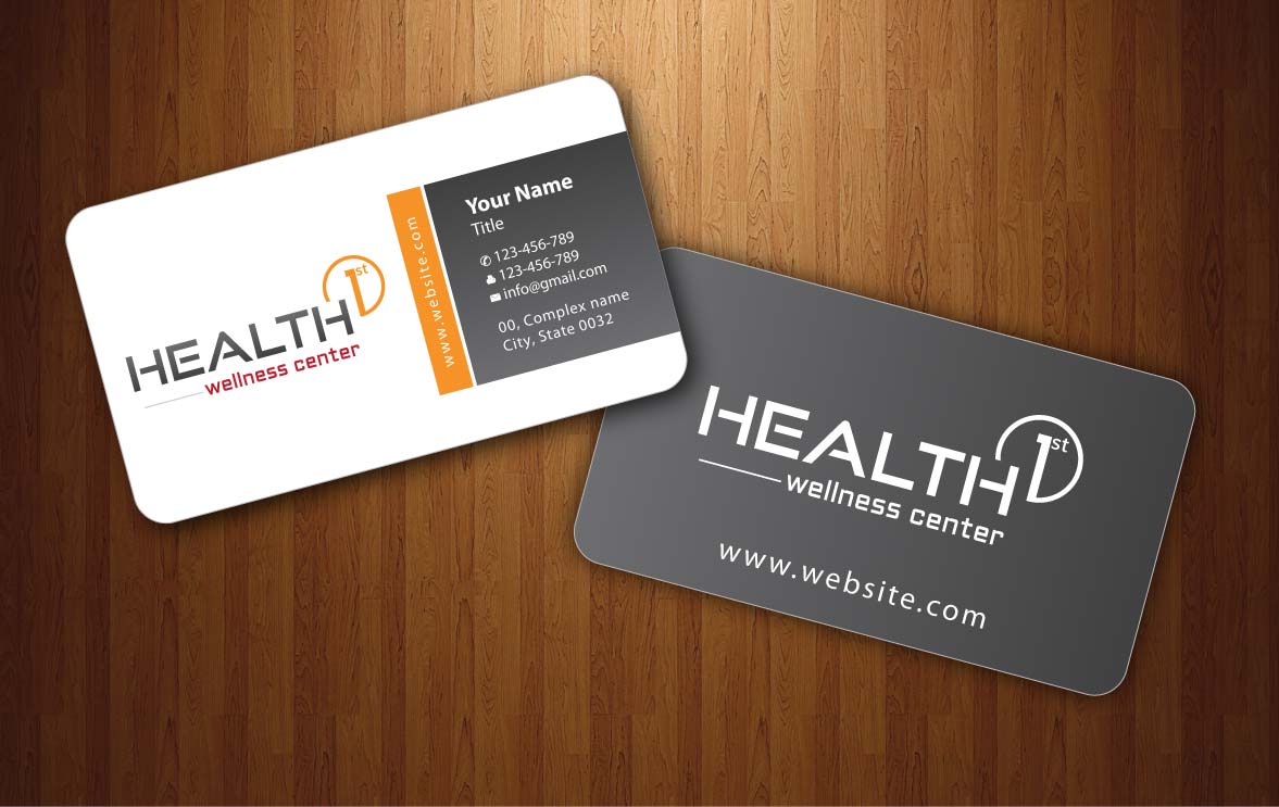 Business Card Design by Sbss for HealthFirst Wellness Center | Design #1142145