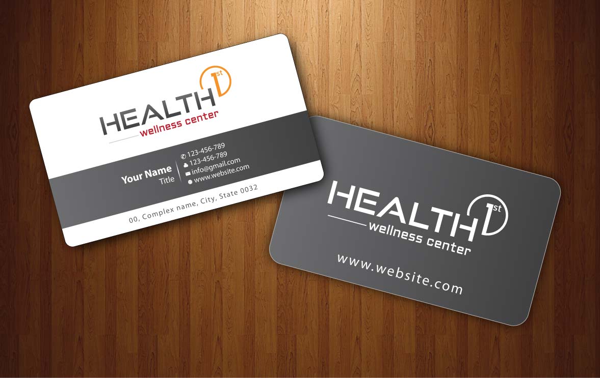 Business Card Design by Sbss for HealthFirst Wellness Center | Design #1142149