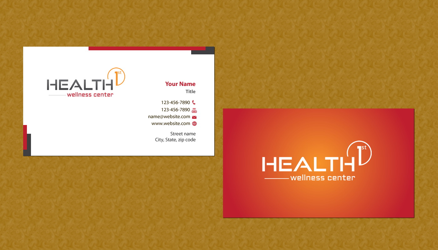 Design de Carte de Visite par Sbss pour HealthFirst Wellness Center | Design #1142365