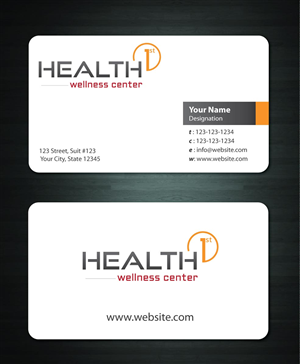 Business Card Design by Sbss for HealthFirst Wellness Center | Design: #1142377