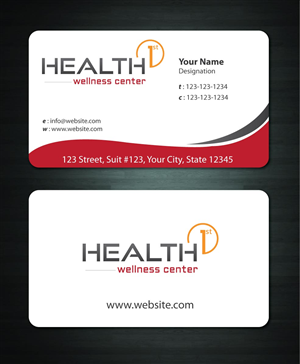 Business Card Design by Sbss for HealthFirst Wellness Center | Design: #1142390