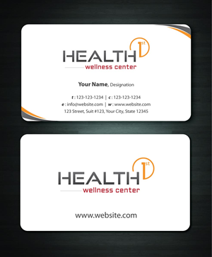 Business Card Design by Sbss for HealthFirst Wellness Center | Design: #1142392
