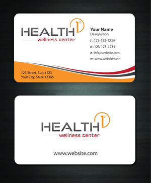 Business Card Design by Sbss for HealthFirst Wellness Center | Design: #1142394
