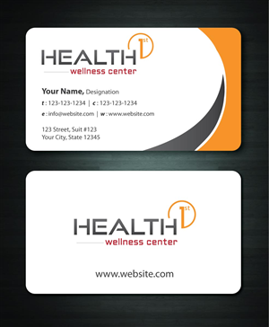 Business Card Design by Sbss for HealthFirst Wellness Center | Design: #1142396