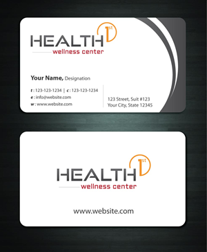 Business Card Design by Sbss for HealthFirst Wellness Center | Design: #1142397