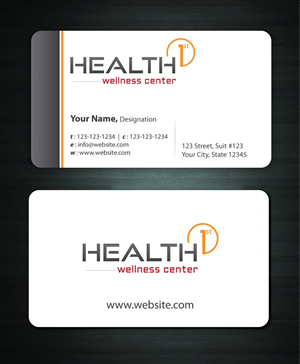 Business Card Design by Sbss for HealthFirst Wellness Center | Design: #1142400