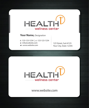 Business Card Design by Sbss for HealthFirst Wellness Center | Design: #1142401