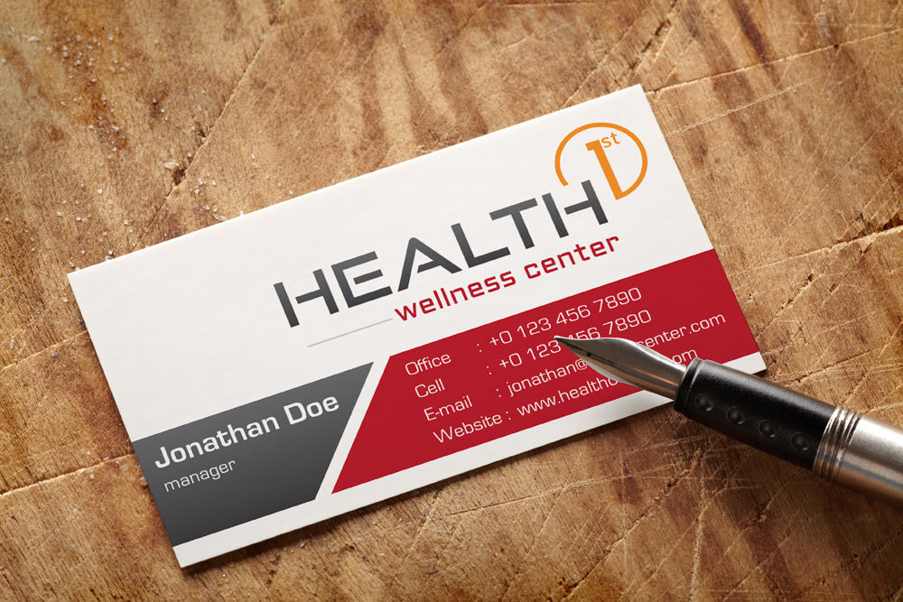 Business Card Design by MPStudio for HealthFirst Wellness Center | Design #1134658