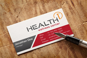 Business Card Design by MPStudio for HealthFirst Wellness Center | Design: #1134658