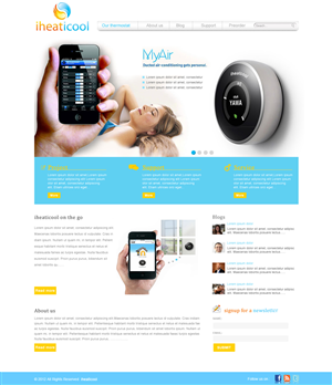 Web-Design von Desire Design Solutions für iHeatiCool  | Design #1133362