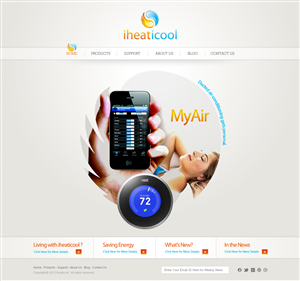 Web-Design von TechWise für iHeatiCool  | Design #1134521