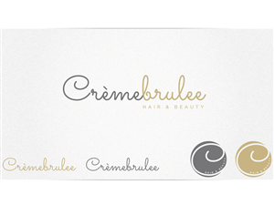 Logo Design by Cherry Pop Design for Cremebrulee Hair & Beauty | Design #4152814