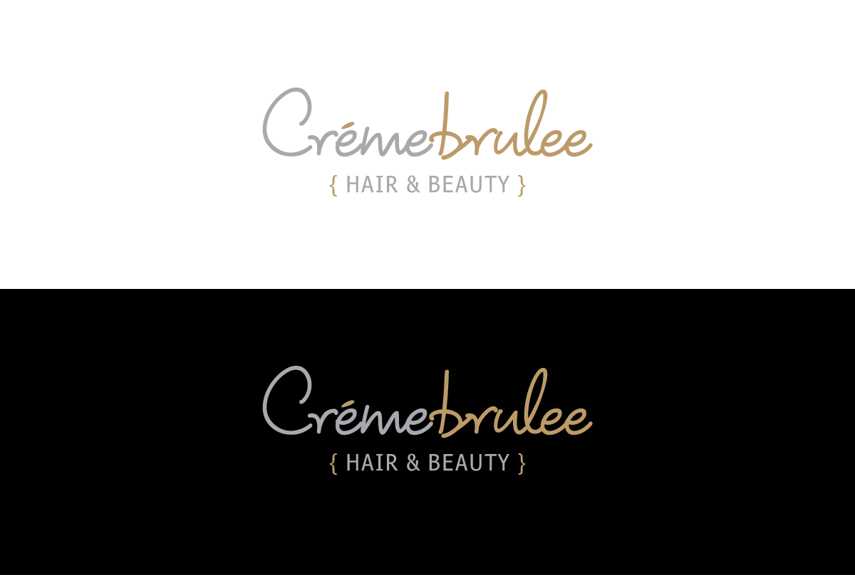 Logo-Design von Omee für Cremebrulee Hair & Beauty | Design #4092034