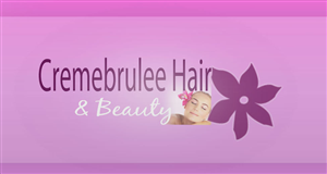 Logo Design by parkinson design for Cremebrulee Hair & Beauty | Design: #4111438