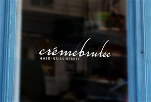 Logo-Design von jjsleigh graphics für Cremebrulee Hair & Beauty | Design: #4156114