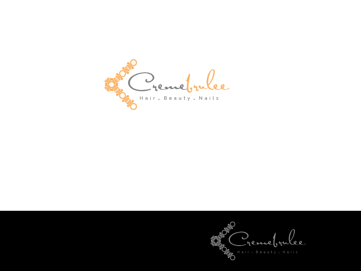 Logo-Design von PointGrfx für Cremebrulee Hair & Beauty | Design #4115209