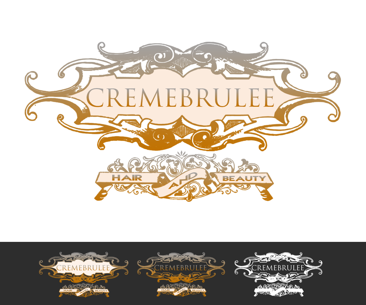 Logo Design by Rimar for Cremebrulee Hair & Beauty | Design #4082392