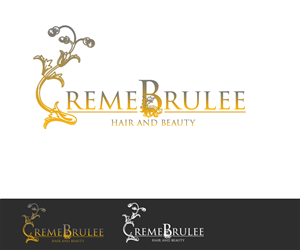 Logo Design by Rimar for Cremebrulee Hair & Beauty | Design: #4085065