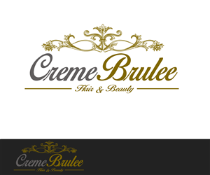 Logo Design by Rimar for Cremebrulee Hair & Beauty | Design: #4111942