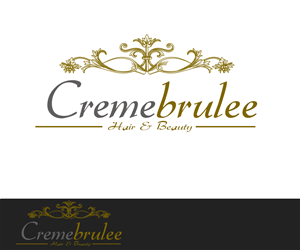 Logo Design by Rimar for Cremebrulee Hair & Beauty | Design: #4115444