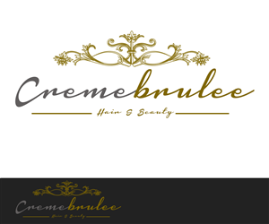 Logo Design by Rimar for Cremebrulee Hair & Beauty | Design: #4115468