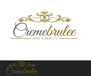 Logo Design by Rimar for Cremebrulee Hair & Beauty | Design: #4118552