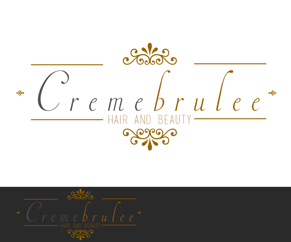 Logo Design by Rimar for Cremebrulee Hair & Beauty | Design #4142254